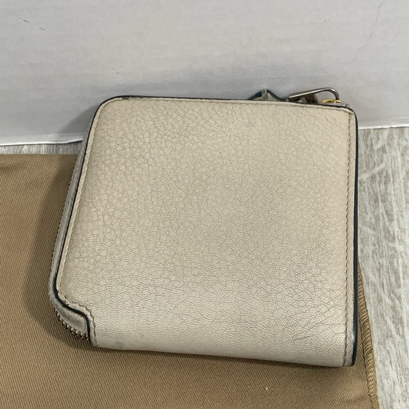 Authentic BURBERRY 2 leather compact wallets with cards, duster and certificate - Picture 7 of 14